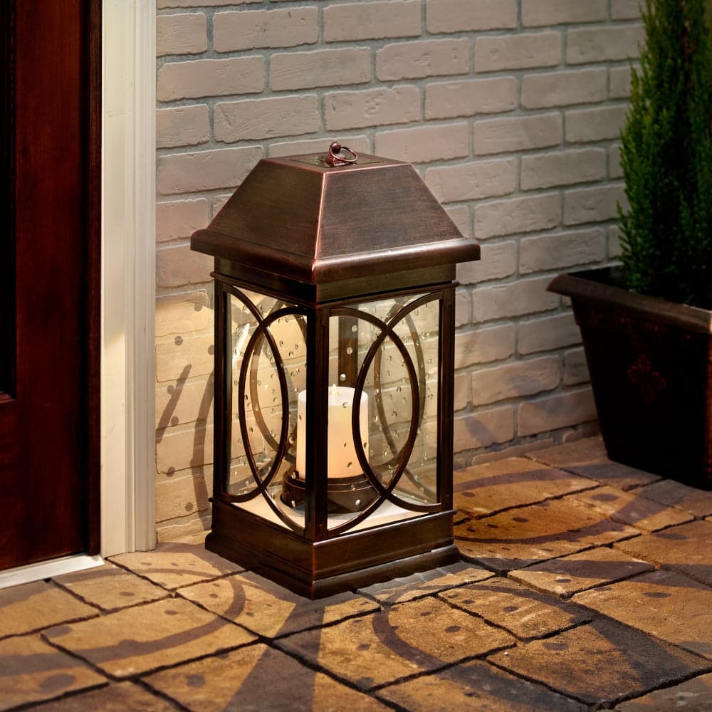 San Vicente Estate Solar Lantern - Antique Bronze - N/A