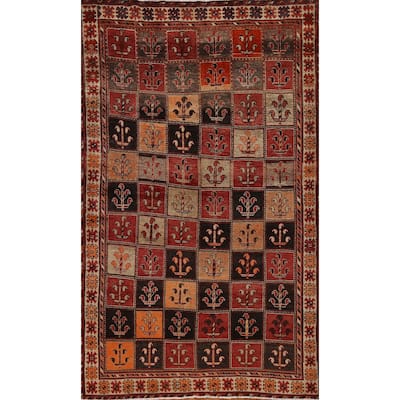Vegetable Dye Bakhtiari Persian Vintage Area Rug Handmade Wool Carpet - 5'3"x 9'3"