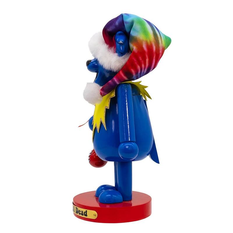 Kurt Adler Wooden 10-Inch Grateful Dead Bear Nutcracker