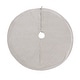 preview thumbnail 1 of 2, National Tree Company 60 in. HGTV Home Collection Quilted Velvet Tree Skirt, Ivory - 60 in