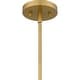 preview thumbnail 5 of 4, Aged Brass One Light Pendant from the Quoizel Pendant Collection