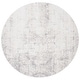 preview thumbnail 13 of 12, SAFAVIEH Princeton Doro Vintage Distressed Boho Oriental Polyester Rug 5' Round - Grey/Beige - Round