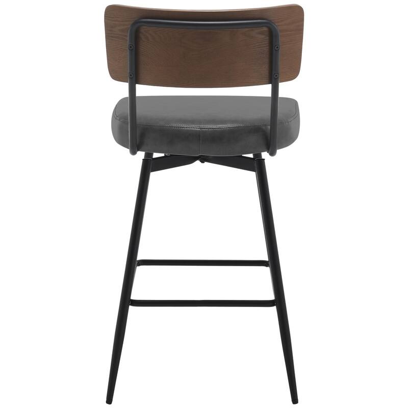 26"/ 29" Faux Leather Swivel Counter/ Bar Stools Set of 2/3