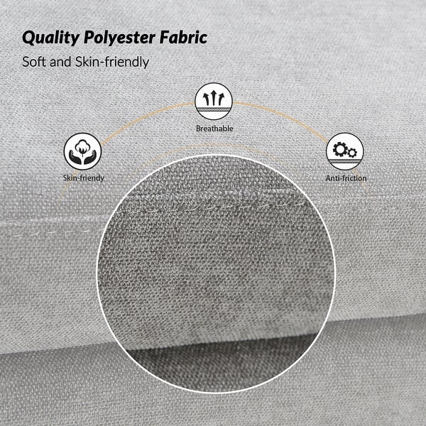 dimension image slide 2 of 3, Franco Modern Upholstered Storage Bench with Two Throw Pillows and Thick Padded Cushion