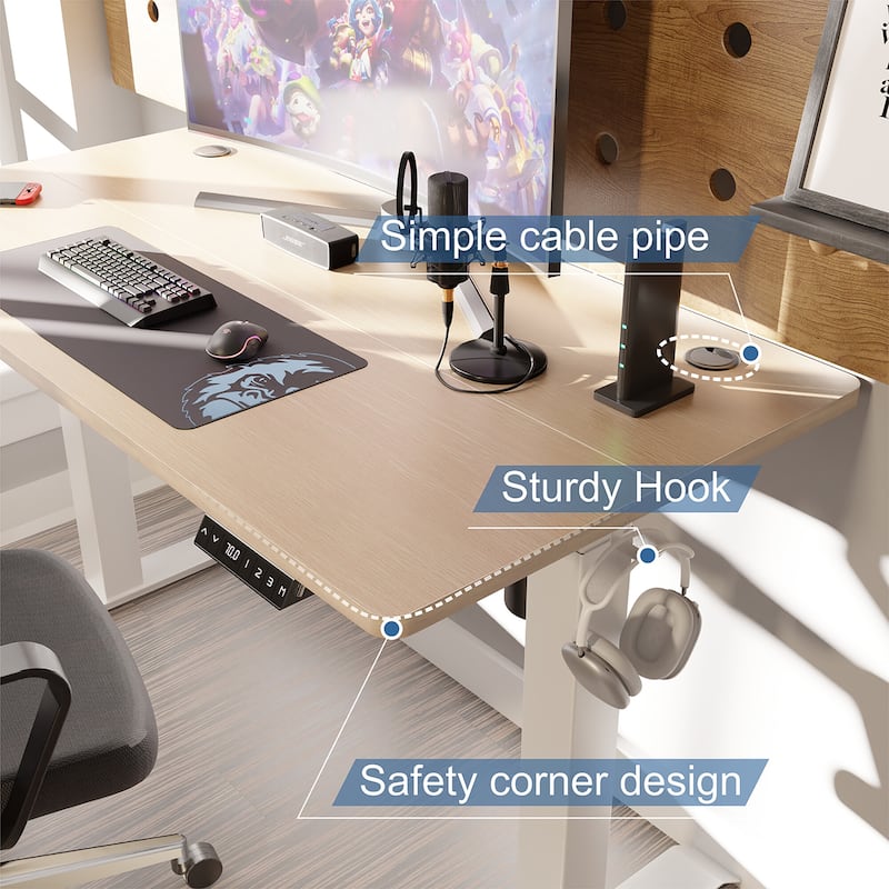Futzca Electric Height Adjustable Standing Desk
