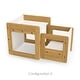 preview thumbnail 6 of 7, P'kolino Klick Duo Desk - Natural/White