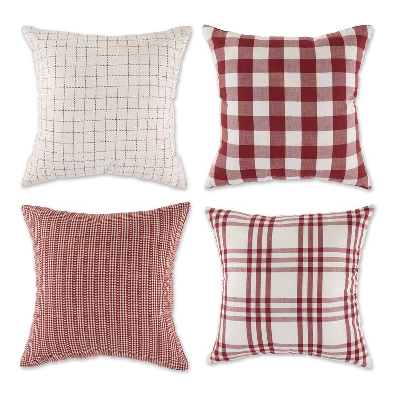 Farmhouse Pillow Cover 18x18 (Set of 4)