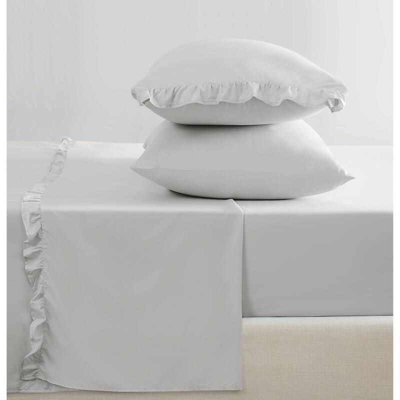 Truly Soft Solid Ruffle Sheet Set