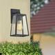 1 Light Transitional 12 Inch Outdoor Wall Lantern 2 Pack
