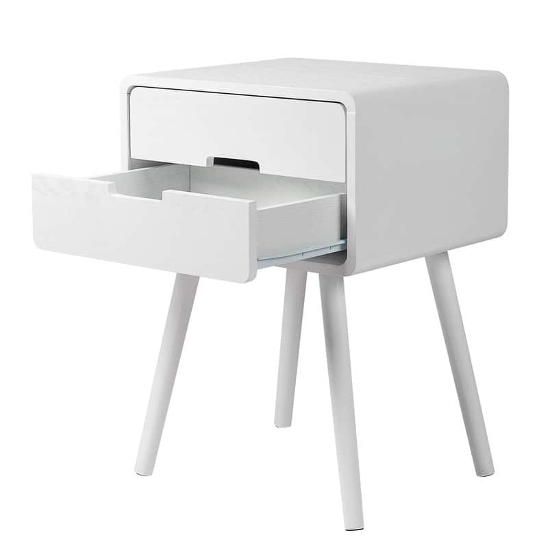 Mid-Century Solid Wood Nightstands For Bedroom