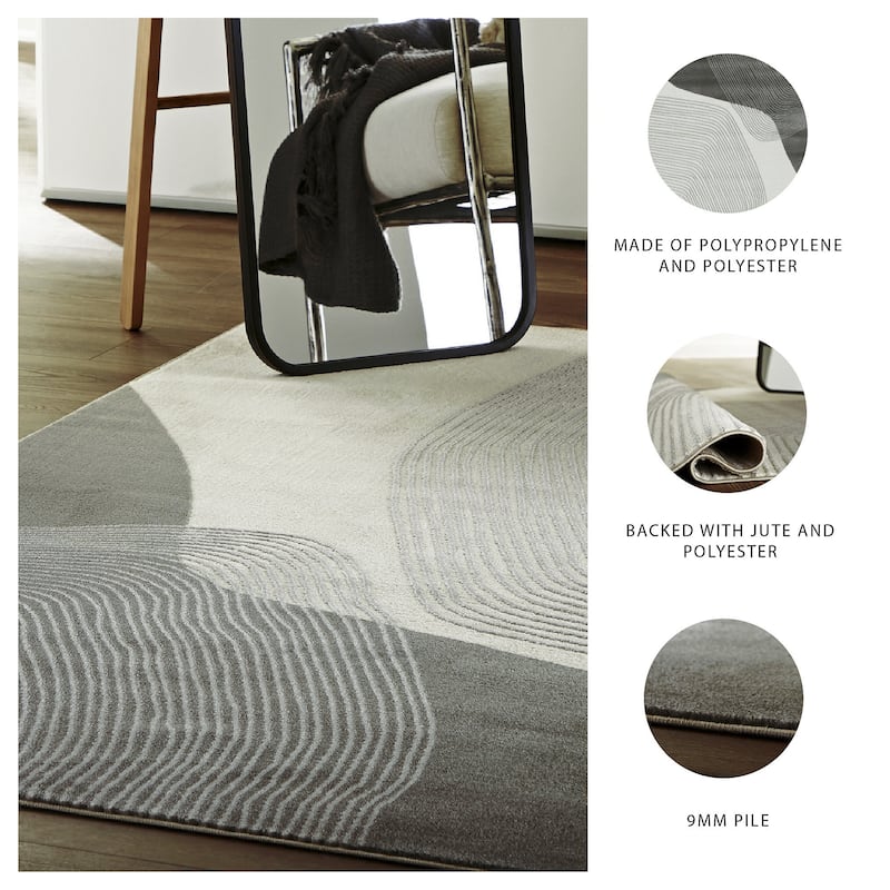 Signature Design by Ashley Winderburg Gray/Ivory Rug