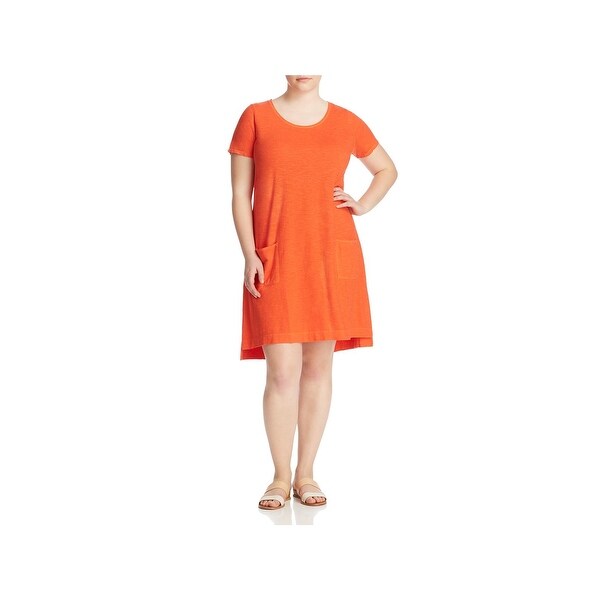 eileen fisher orange dress