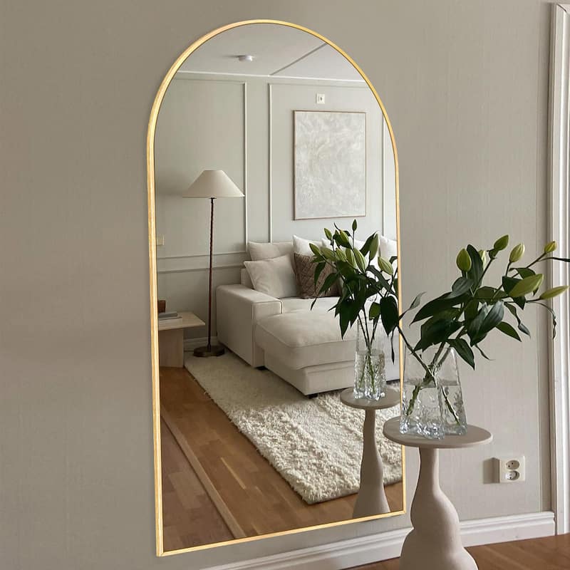 Arched Full Length Mirror Large Floor Mirror