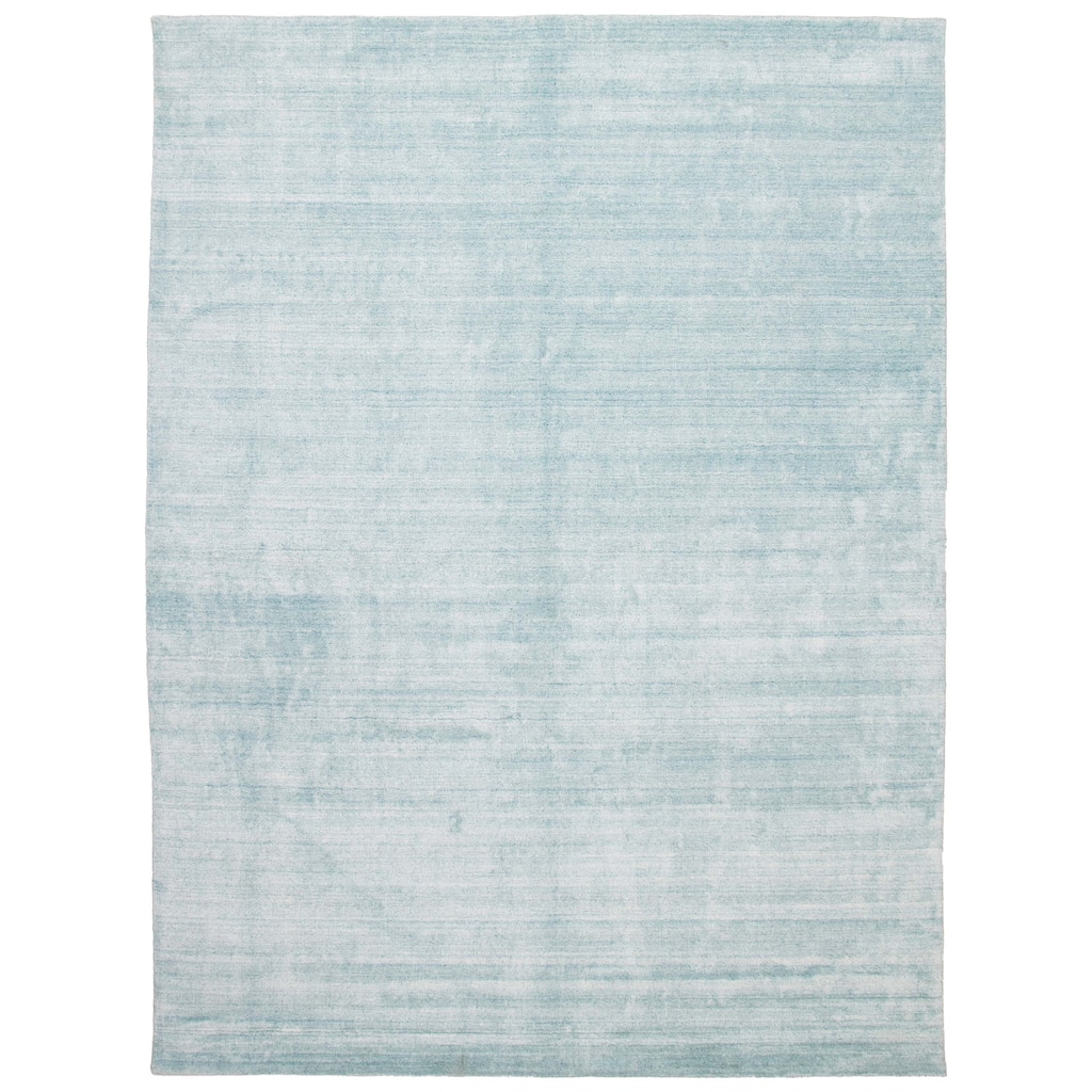 ECARPETGALLERY Hand-knotted Kashkuli Gabbeh Blue Wool Rug - 10'0 x 14'0
