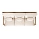 preview thumbnail 89 of 137, SAFAVIEH Couture Outdoor Martinique Solid Wood Patio Sofa