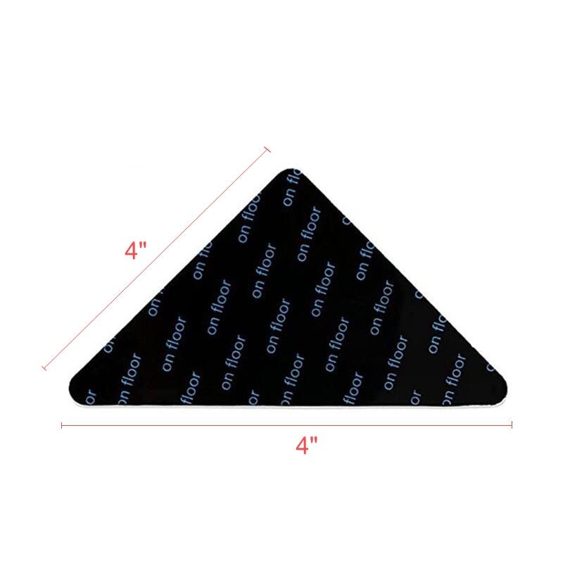 Rug Pads Grippers Carpet Tape 8 Pcs Non Slip Rug Tape for Hardwood Floors and Tiles, Keep Your