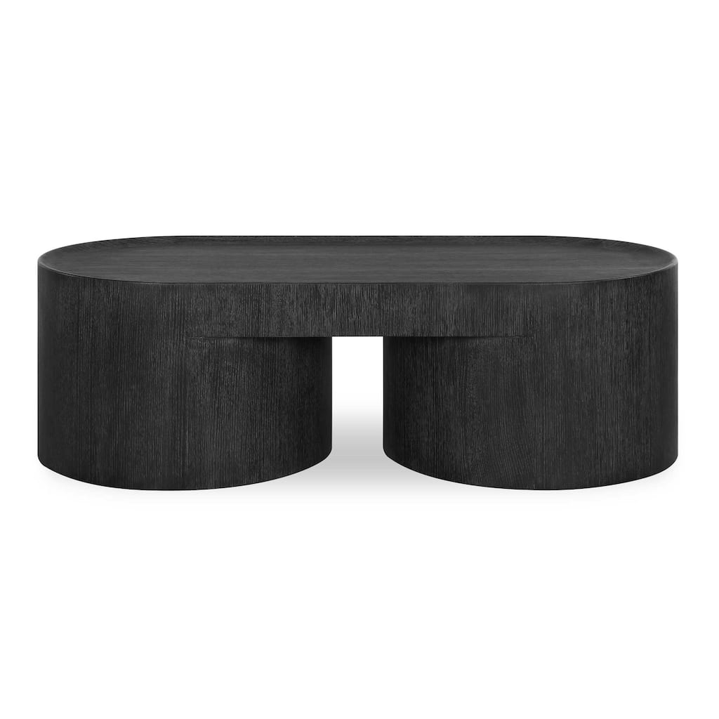Uttermost Isbell Black Stained Coffee Table - 51.00" W x 16.00" H x 23.38" D
