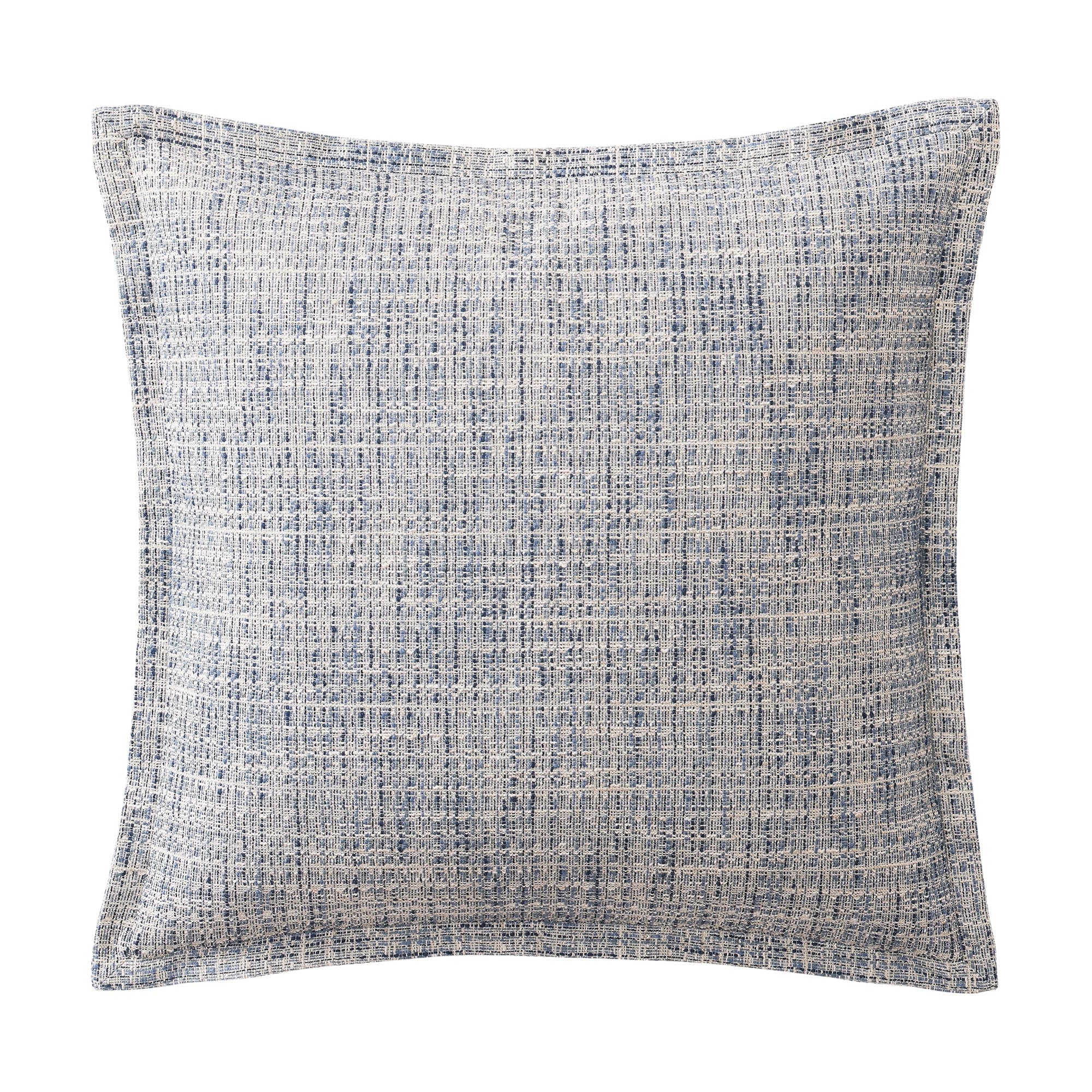 HiEnd Accents Tweed Textured Woven Timeless Classic 27x27 inch Euro Sham