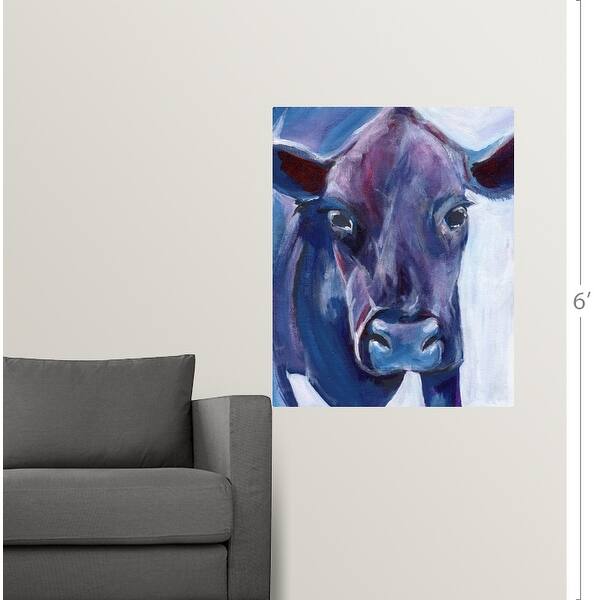 Shop Purple Cow Poster Print On Sale Overstock 23573696
