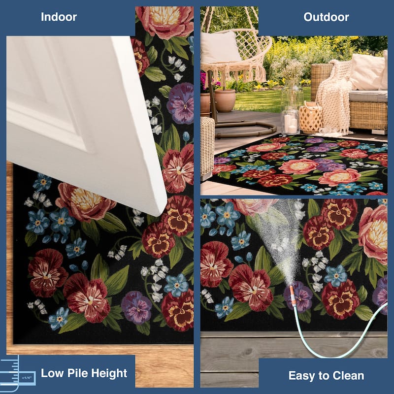 Liora Manne Marina Secret Garden Indoor/Outdoor Area Rug