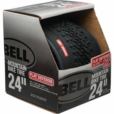 Bell 24 In. Mountain Bike Tire with Flat Defense - 1 Each