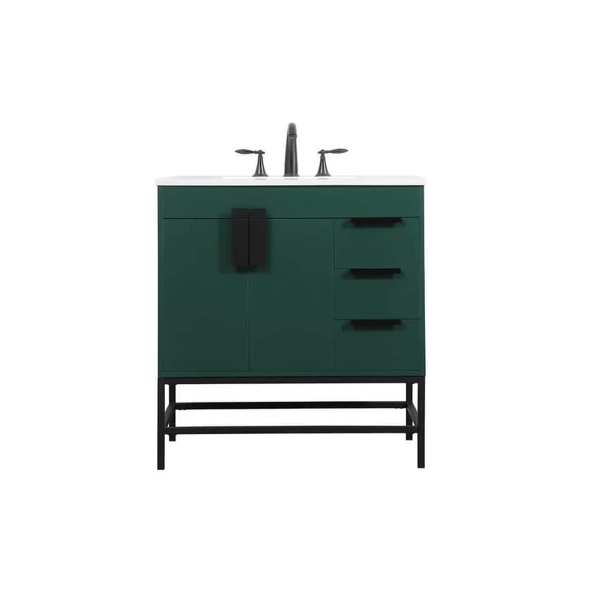 Elegant Lighting VF48832M Eugene 32" Free Standing Single Basin Vanity