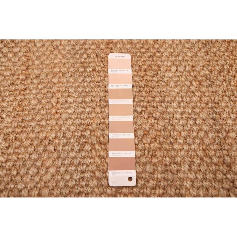 ECARPETGALLERY Braided Weave Palas Denizli Tan Jute Rug - 5'4 x 7'8