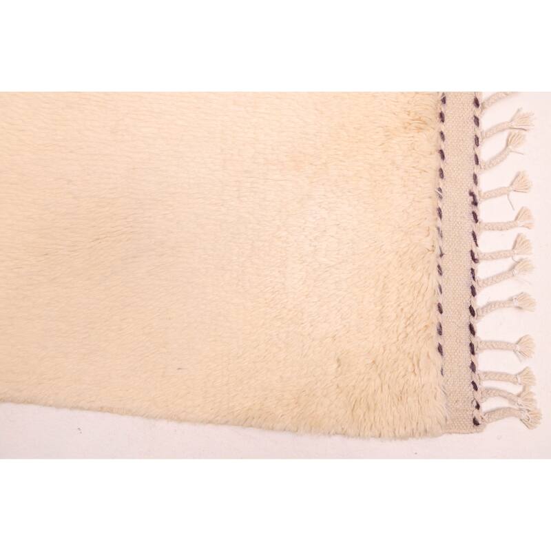 ECARPETGALLERY Hand-knotted Pak Finest Marrakesh Cream Wool Rug - 7'0 x 9'9