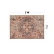 preview thumbnail 39 of 50, Floral Medallion Washable Rug – Low Pile, Non-Slip, Ideal for Entryway, Living Room, and Bedroom