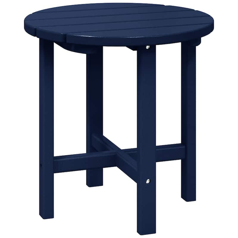 Polytrends Altura Eco-friendly All Weather Round 18" Side Table