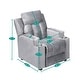 preview thumbnail 2 of 17, Sally Deluxe Kids Recliner Chair with Footrest & 2 Cup Holders