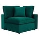 preview thumbnail 10 of 74, Commix Down Filled Overstuffed Velvet 5-Piece Sectional Sofa