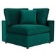 preview thumbnail 73 of 75, Commix Down Filled Overstuffed Velvet 6-Piece Sectional Sofa