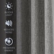 preview thumbnail 91 of 90, Linen Texture 100% Blackout Grommet Curtain Pair(2 panels)