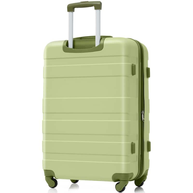 Lightweight Carry On Hardside Luggage Suitcase Sets w/ TSA Lock, Green ...