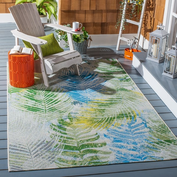SAFAVIEH Summer Hirondina Tropical Indoor/ Outdoor Waterproof Patio ...