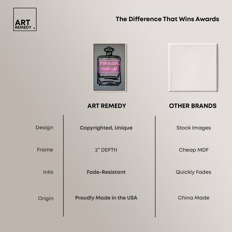Fragrance Frame Canvas by Art Remedy