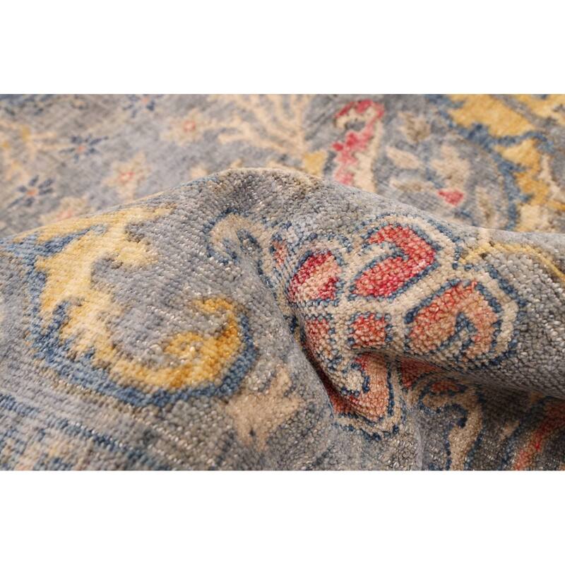 ECARPETGALLERY Hand-knotted Heritage Dark Grey Wool Rug - 3'1 x 5'1