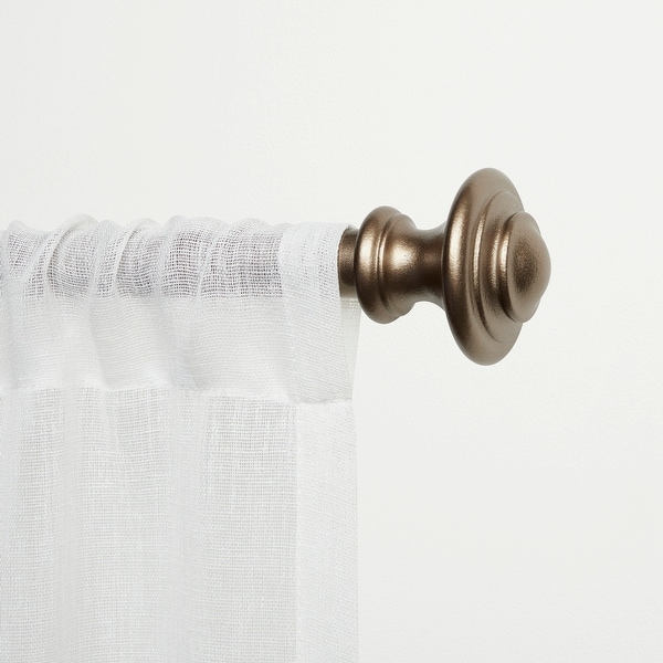ATI Home Ozzi Window Curtain Rod and Finial Set. Opens flyout.
