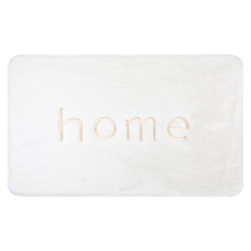 Funny Letters Bath Rugs for Bathroom, Absorbent Non Slip Bath Mats, Floor Mat Carpet for Tub, Sink, Toilet, Shower