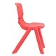 preview thumbnail 21 of 33, 4 Pack Plastic Stack School Chair with 15.5"H Seat, 3rd-7th School Chair