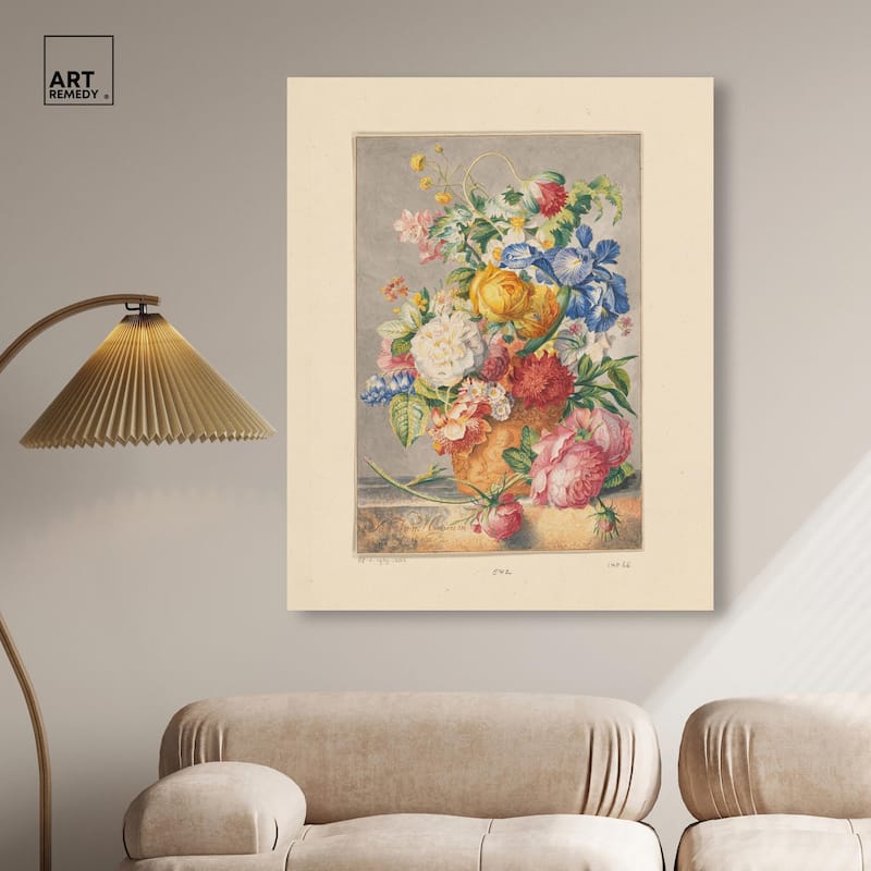 Bloemenstilleven 1777 Canvas by Art Remedy, Gallery Wrapped