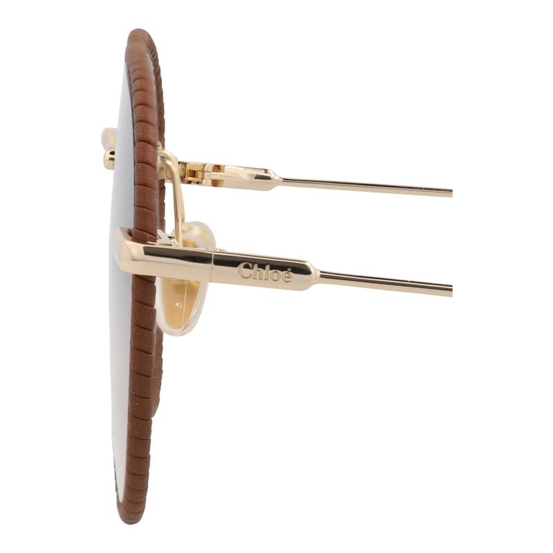 Chloé Aviator-Frame Metal Sunglasses