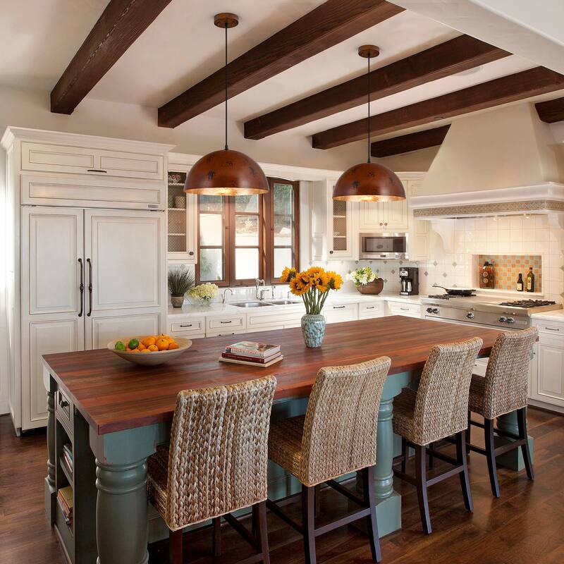 Industiral Metal Pendant Light Fixture Dome for Kitchen Island