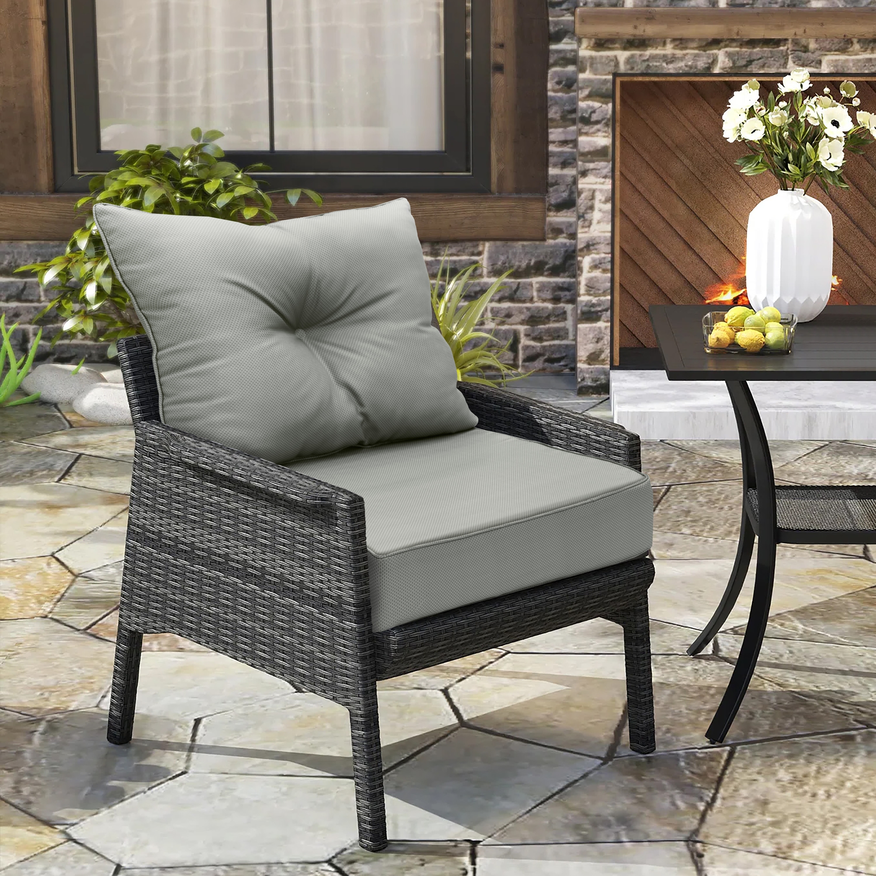 Grey Outdoor Cushions Bed Bath Beyond