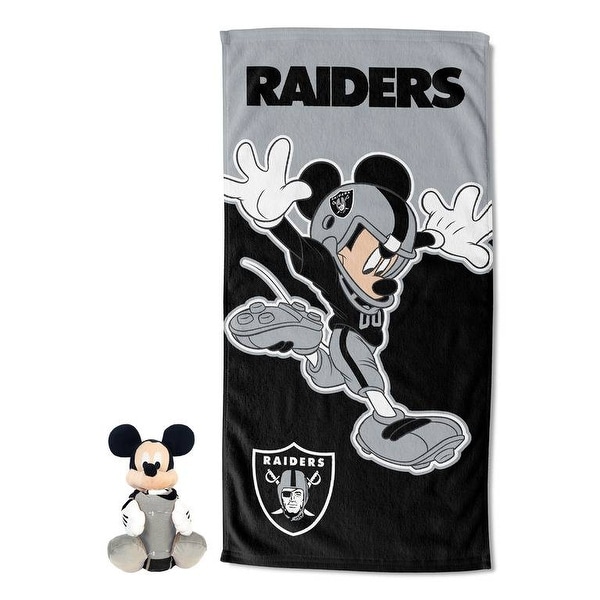 Disney NFL Mickey Splash Hugger Beach Towel Set - Bed Bath