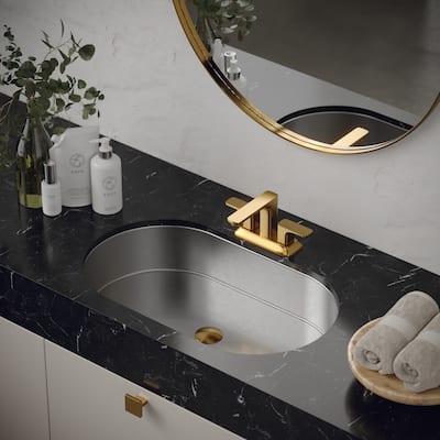 Karran Cinox Stainless Steel Oval Undermount Sink