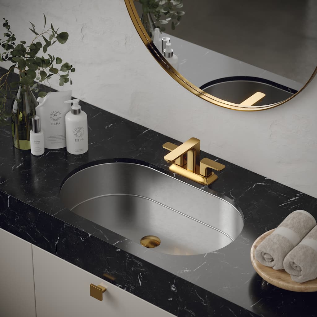Karran Cinox Stainless Steel Oval Undermount Sink