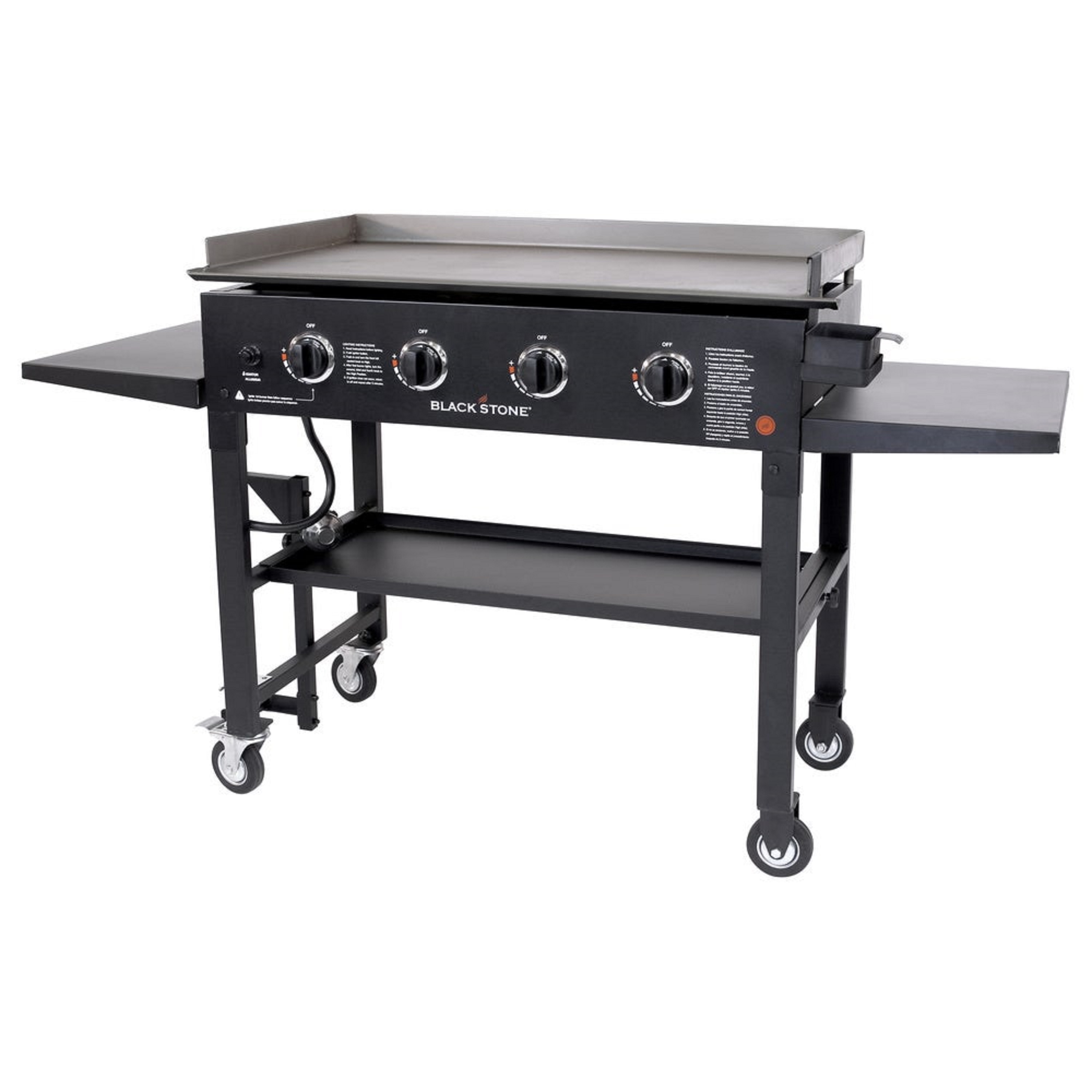 Blackstone 36-inch Outdoor Restaurant-grade Propane Flat 4-burner Griddle  Cooking Station - Black - Bed Bath u0026 Beyond - 31288006