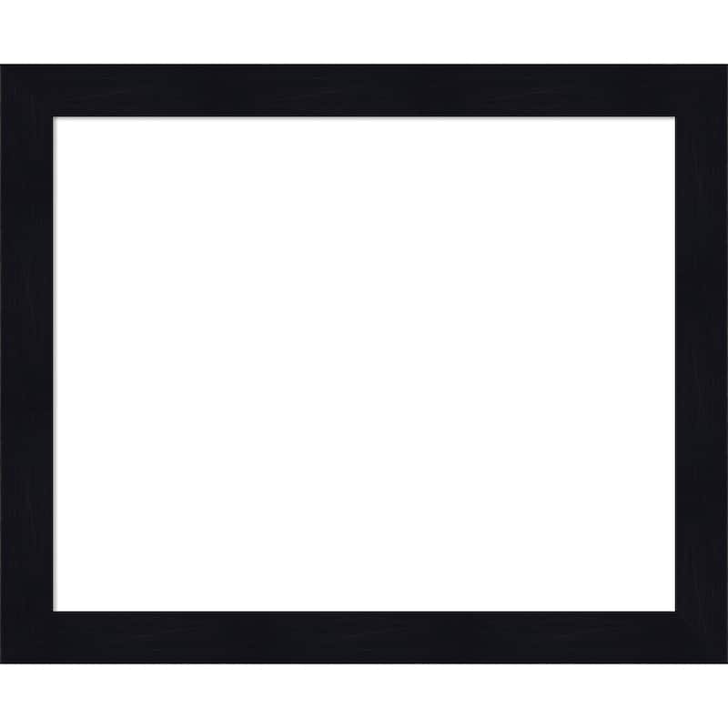 Amanti Art Shiplap Navy Framed Dry Erase Magnetic Board